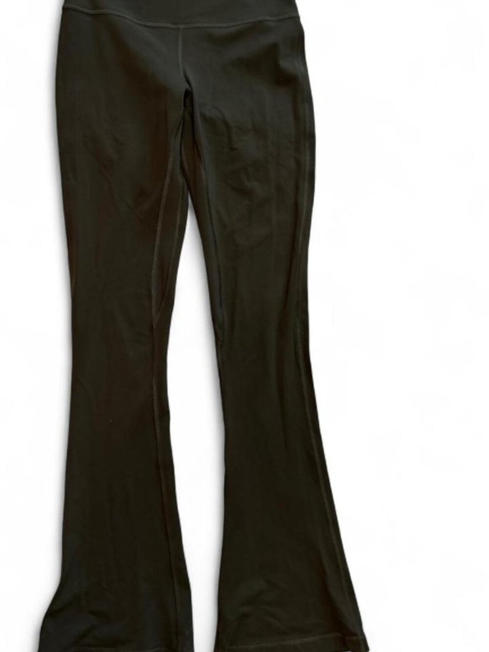 Lululemon Align High Rise Mini-Flare Pant 32" Inseam- Dark Olive, Size 6